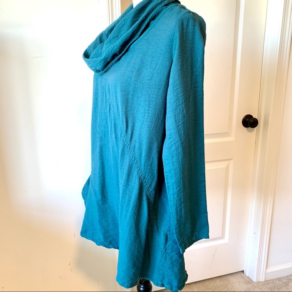 ET’ LOIS Cowl Neck “Helia” Tunic Blouse—SZ. XS - Picture 5 of 15